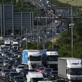 A section of the M25 is set to close overnight this weekend (Friday, March 28 and Saturday, March 29). Picture by JUSTIN TALLIS/AFP via Getty Images