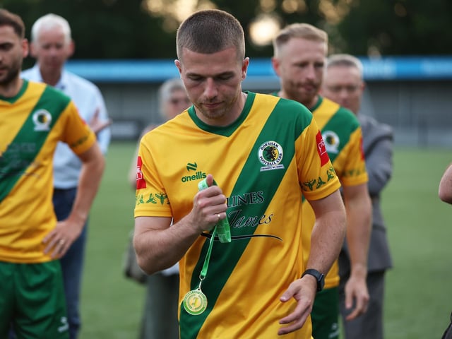 Natalie Mayhew's pictures of Horsham FC's Isthmian League title celebrations