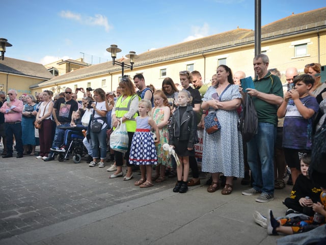 Hastings' Proclamation: The Mayor of Hastings, Cllr James Bacon, read the local Proclamation of the new King at 3pm on Sunday 11 September in Queens Square.