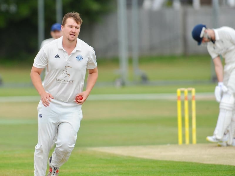 Action between Littlehampton CC and Slinfold CC in Division 3 West of the Sussex Cricket League