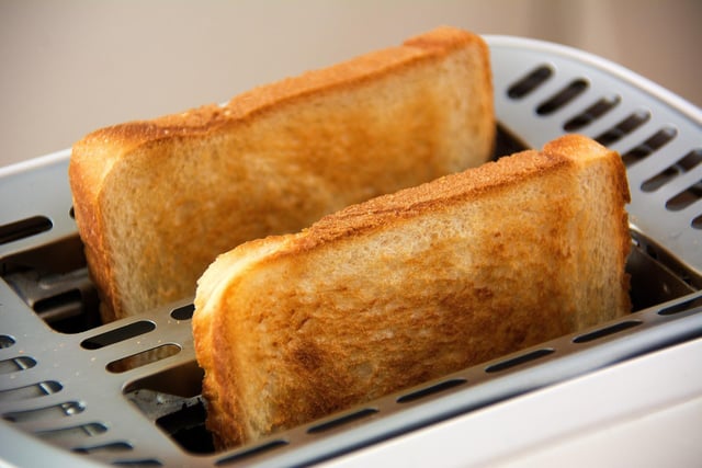 Divide a loaf of bread into batches of four to six slices and put into bags to freeze so that none gets thrown away.