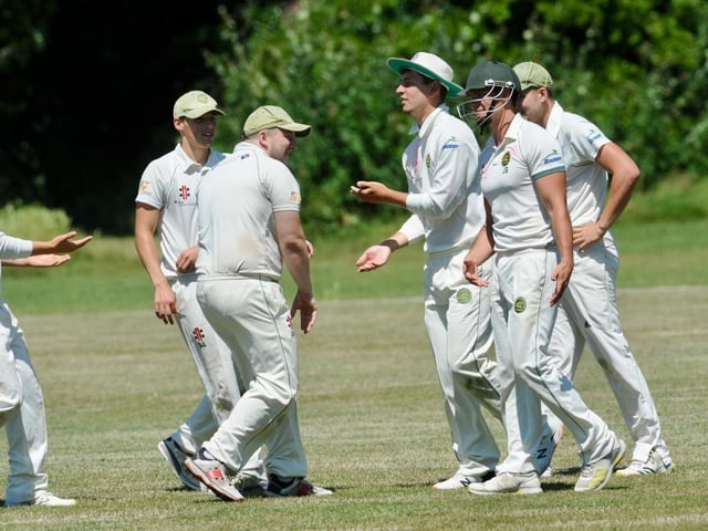 Action from Chippingdale v Broadwater CC in Division 4 West of the Sussex Cricket League