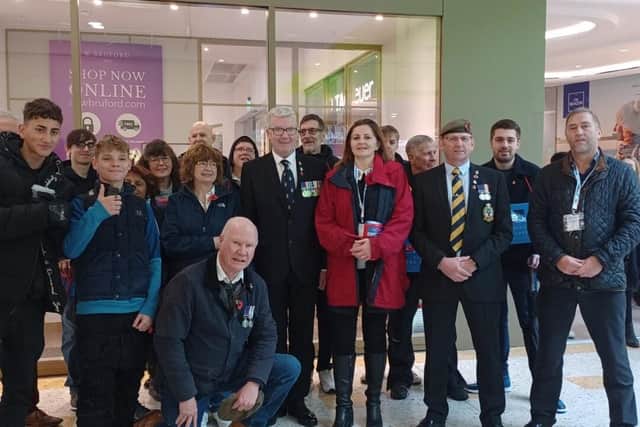 Eastbourne MP Caroline Ansell joins volunteers at the 2022 Poppy Appeal in The Beacon