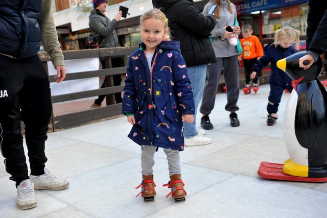 Christmas Ice Rink opens in Burgess Hill outside the Helppoint in Church Walk. SR23122001 Photo SR Staff/Nationalworld