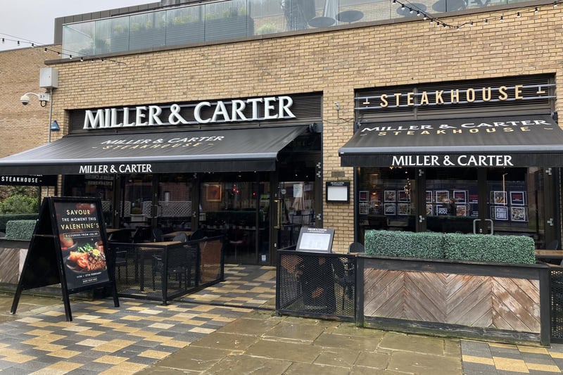 Miller & Carter in Piries Place, Horsham, is rated four and a half stars out of five from 534 reviews with one customer saying: "Service was excellent, all the staff are brilliant."