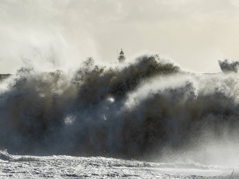 Storm Austen in Newhaven