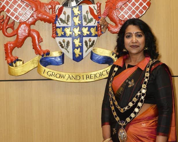 Mayor of Crawley, Councillor Sharmila Sivarajah