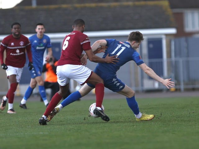 Action from Worthing's National League South defeat at Chelmsford