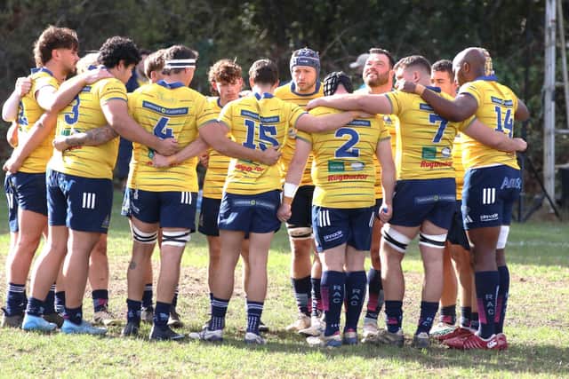 With Worthing Raiders playing behind closed doors becuase of storm warnings, Raiders A hammered Weybridge Vandals twos 68-7 | Picture: Colin Coulson