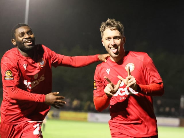 Worthing produced a brilliant display to beat Maidstone United 5-1 at Woodside Road. Photographer Mike Gunn was there to catch the action