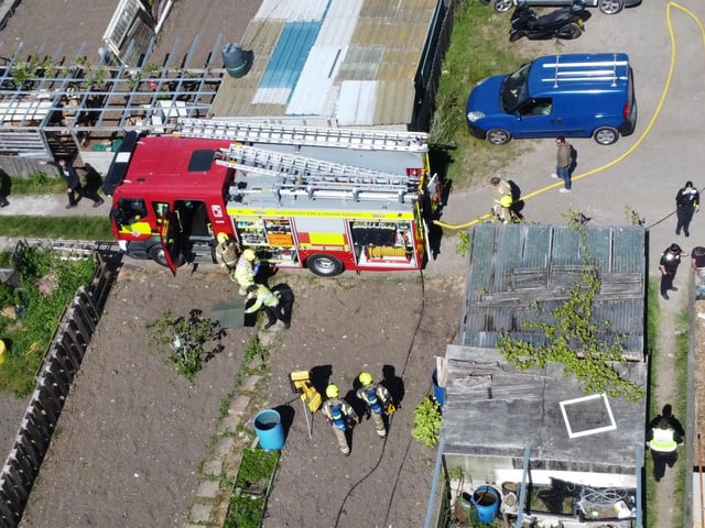 ‘No casualties’ have been reported following an ‘accidental’ shed fire in East Sussex, the fire service have confirmed.