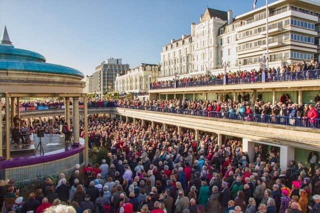 Eastbourne Bandstand will play host to the traditional New Year's Day concert with performances from the Ray Campbell Dance Band. The free event will take place between 11am and 12.30pm.