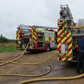 Fire in Rattle Road, East Sussex