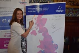 Gillian Keegan MP signs dementia pledge