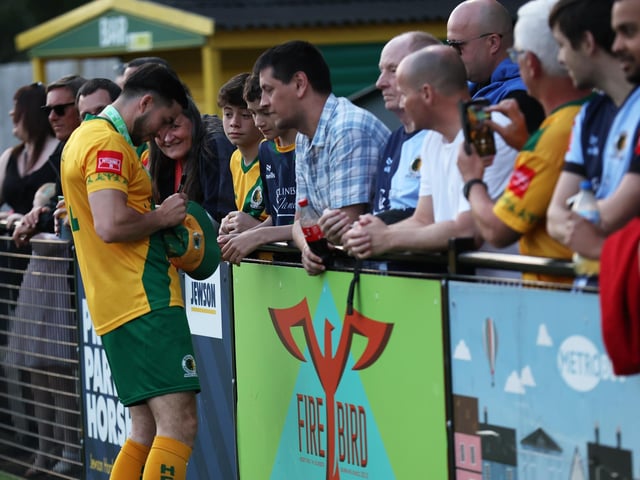 Natalie Mayhew's pictures of Horsham FC's Isthmian League title celebrations