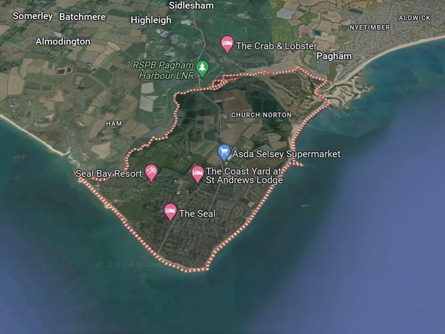 Selsey is the area with the tenth-most (77.31%) 5-star food and hygiene ratings