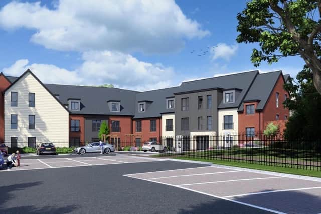 Design of new care home in Copthorne. Image: KWL Architects Ltd