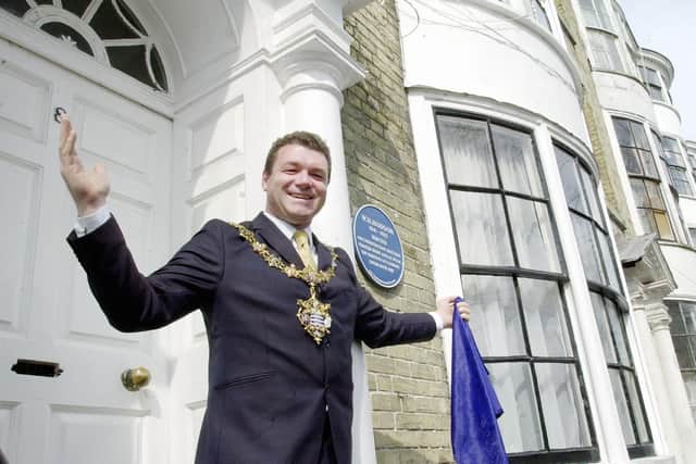 In 2005, mayor James Doyle unveiled at Blue Plaque at 8 Bedford Row, Worthing, where William Henry Hudson stayed