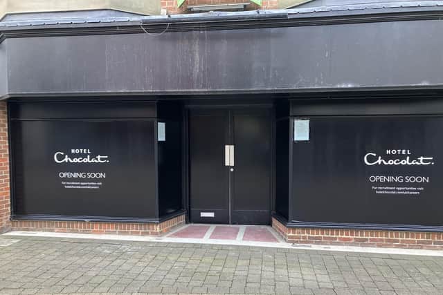 Hotel Chocolat is planning to open premises in West Street, Horsham