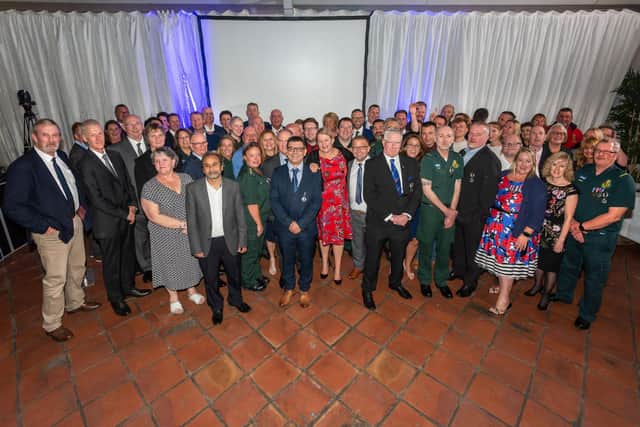 Long service and special achievements awards have been presented at the first of South East Coast Ambulance Service NHS Foundation Trust’s (SECAmb’s) three annual awards ceremonies. Picture courtesy of SECAmb