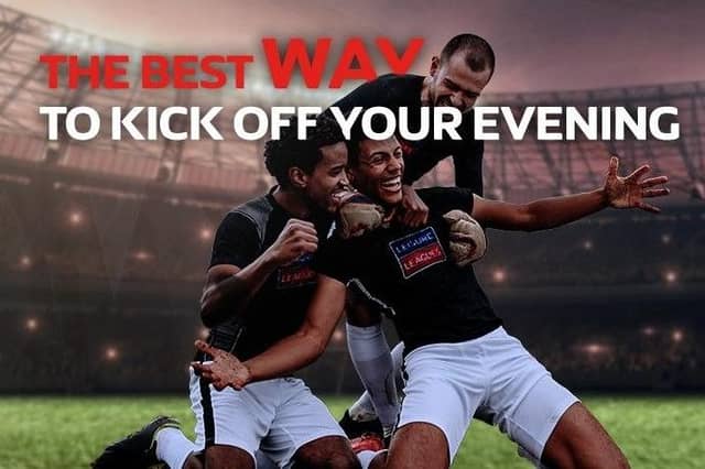 6 aside football league starts in July - 40 minute games!