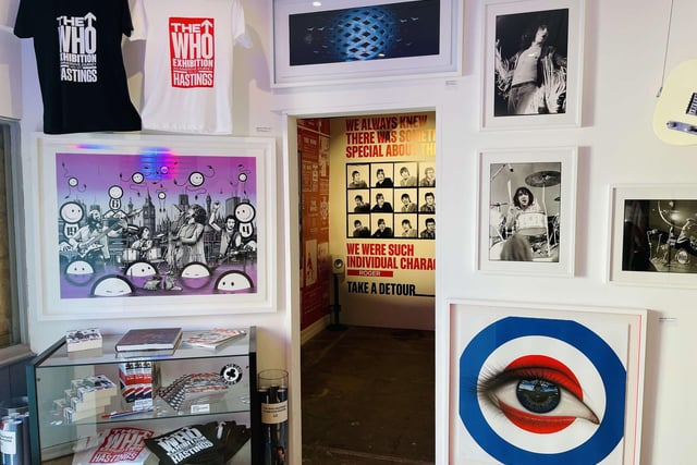 The Who exhibition at St Andrews Market, Hastings. Photo taken by Bee.