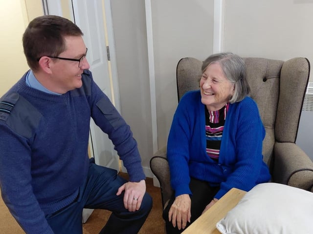 Residents at Westergate House care home, Fontwell, welcomed cadets from Bognor Regis and Chichester Air Training Corps for a special visit.