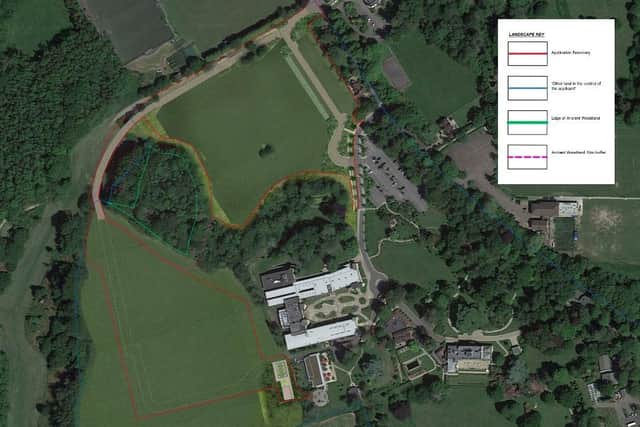 The Church of Scientology has been given permission to set up an events arena at its East Grinstead home. Image: Enplan/Church of Scientology