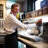 The 72-year-old has opened The Espresso Room in the station after being alerted to the vacant unit by the council.