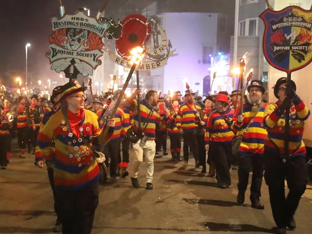Hastings Bonfire 2026. Photos by Andrew Clifton