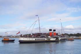 Amazing, stunning, emotional - the large crowd that stood on Kingston Beach to watch the world’s last seagoing paddle steamer make its inaugural visit to Shoreham in 2023