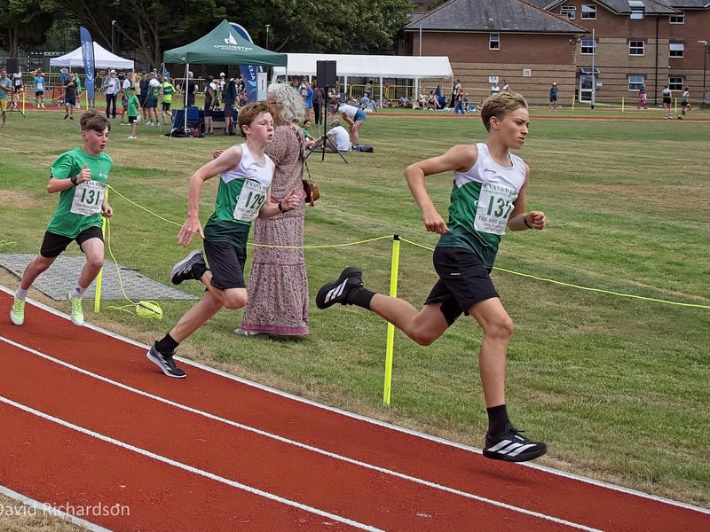The opening of the Phil Baker Athletics Track at Chichester College