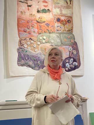 Karen Simporis at the launch of Creative Commissions 2023