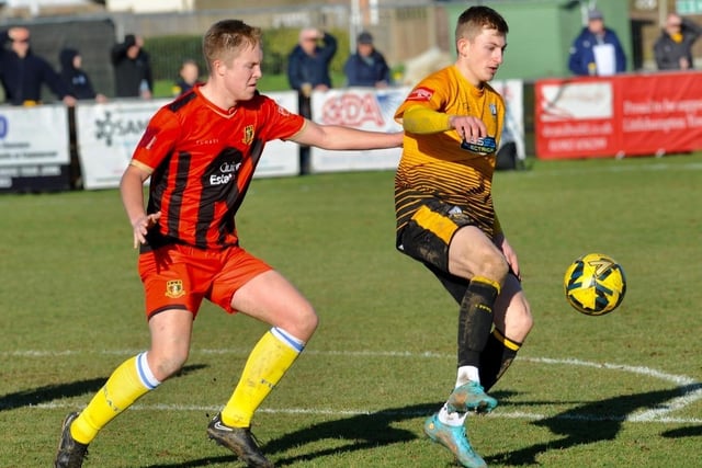 Action from Littlehampton Town's 1-1 draw with Sittingbourne at The Sportsfield in the Isthmian south east division