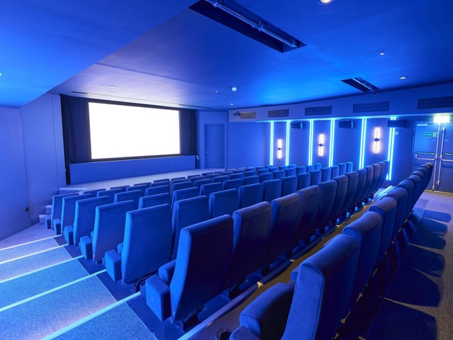 New cinema seating, lighting and audio visual facility upgrades