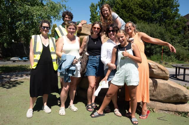 The organisers of the ‘Swingathon’ fundraiser on Sunday, July 12. All photos by William Kremer