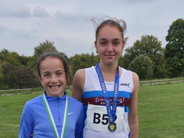 Eastbourne Rovers at the Sussex cross country relays at Goodwood