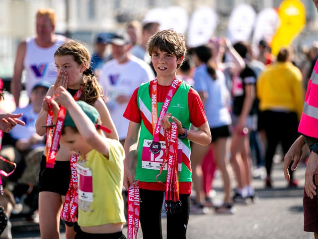 Images from a sun-baked Worthing 10k