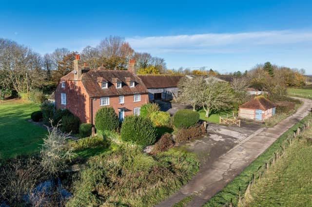 Tulleys Wells Farm on Ditchling Road, Offham, is listed by Knight Frank for £5,000,000