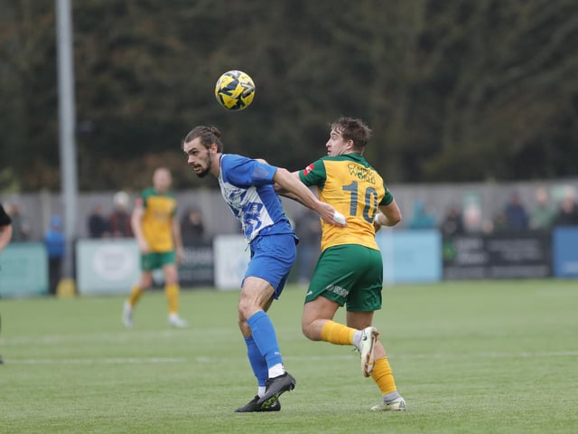 Isthmian Premier action from Horsham's dramatic home win over Wingate & Finchley on Saturday
