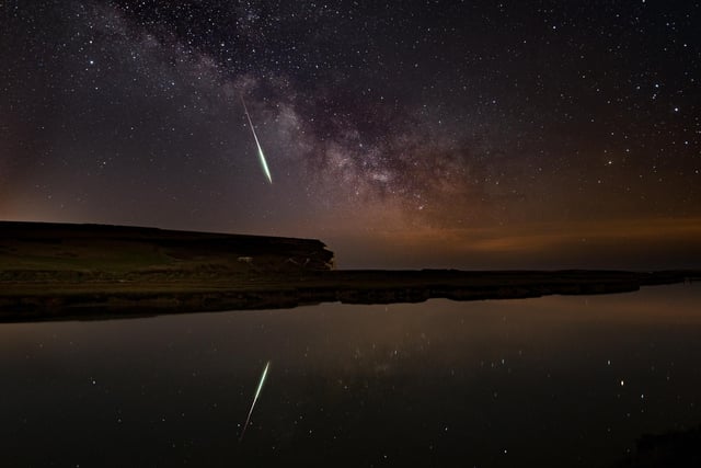 Judges said: 'A beautifully executed example of astrophotography in a recognisable Sussex landscape'.