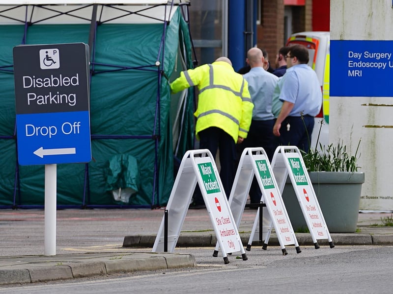 ‘Major incident’ closes Eastbourne A&E as emergency services attend ‘medical incident’ at Lewes prison