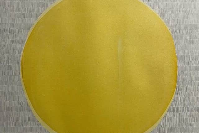 Screen printed framed A1 abstract artwork by Thomas Banks. Starting bid price £180