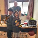 Kids had a chance to use power tools at March's Lindfield Repair Café