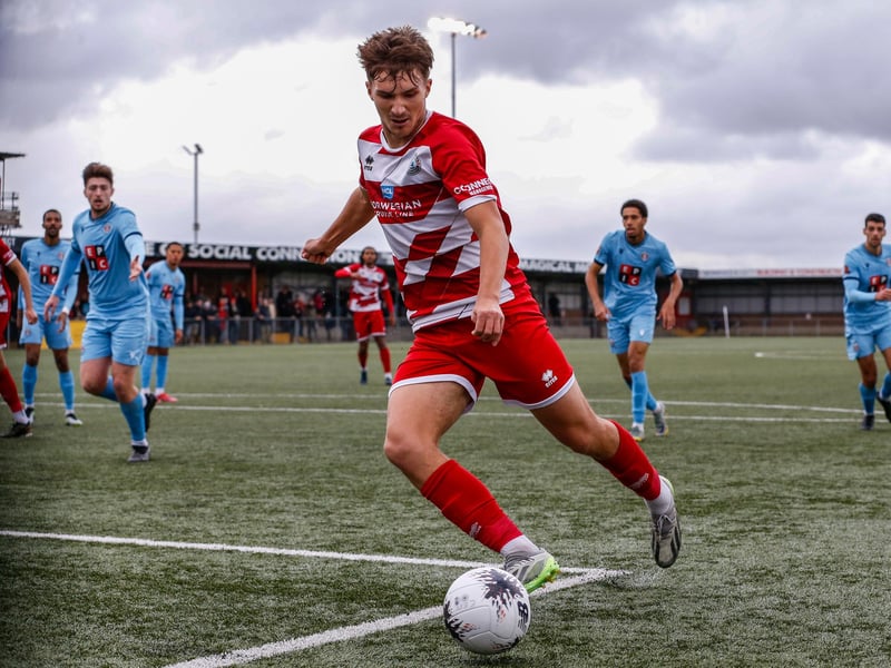 Action from Eastbourne Borough v Slough in National League South