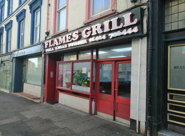 Flames Grill in Havelock Road, Hastings