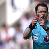 Referee Darren England had a run-in with former Brighton manager Roberto De Zerbi last season