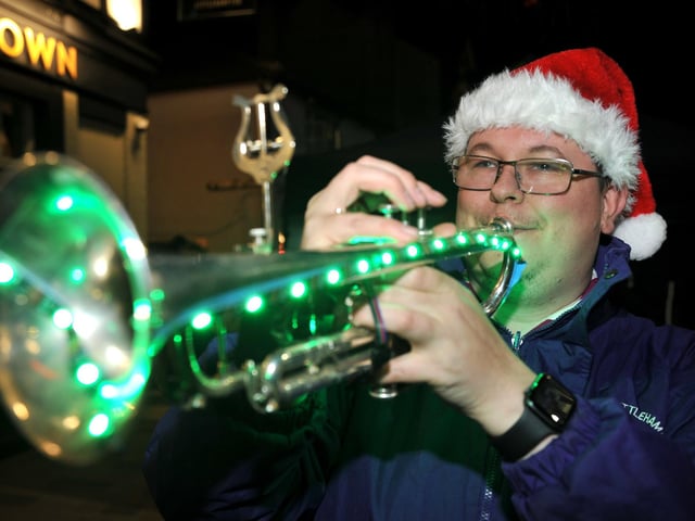 Everyone enjoyed getting into the festive spirit.