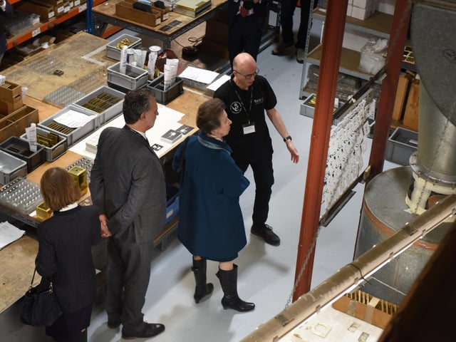 The Princess Royal visits Focus SB in St Leonards on November 22 2023.