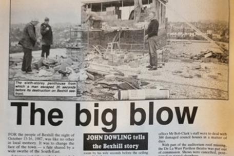 John Dowling broke the news in Bexhill